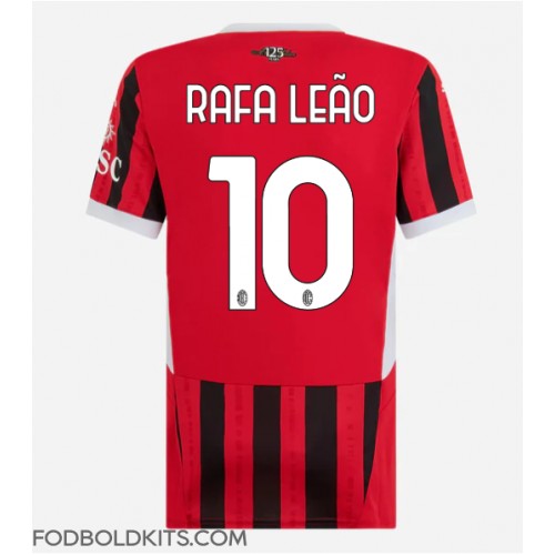 AC Milan Rafael Leao #10 Hjemmebanetrøje Dame 2024-25 Kortærmet